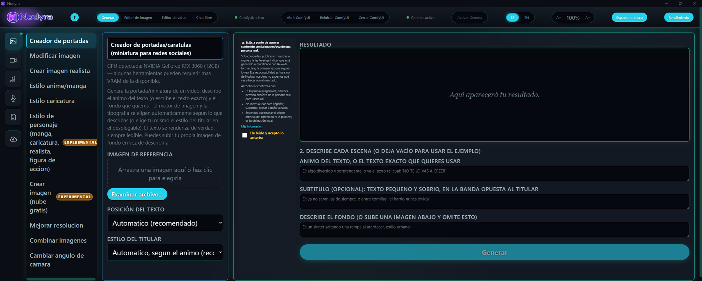 Aviso de transparencia IA en Nodyra, conforme al Reglamento UE